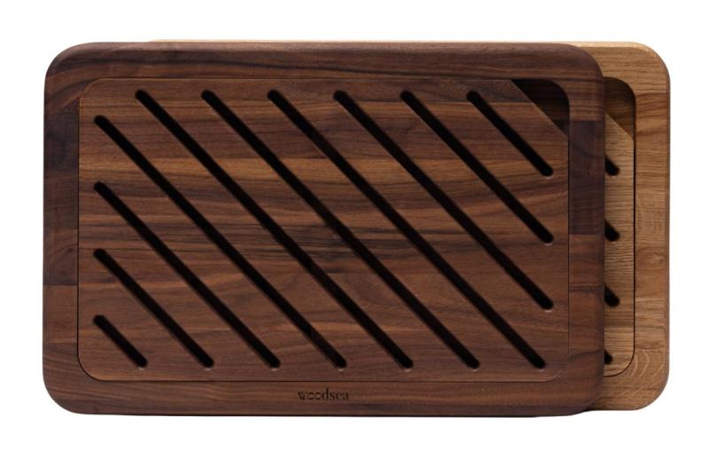 Tabla de Pan de Madera Nogal - Tabla de Pan de Nogal 45x30cm 1208971537