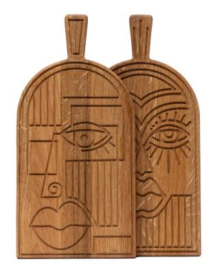 Máscara Woodsea Oak- Máscara de roble para cortar y servir tabla 38x19 cm 1208971562