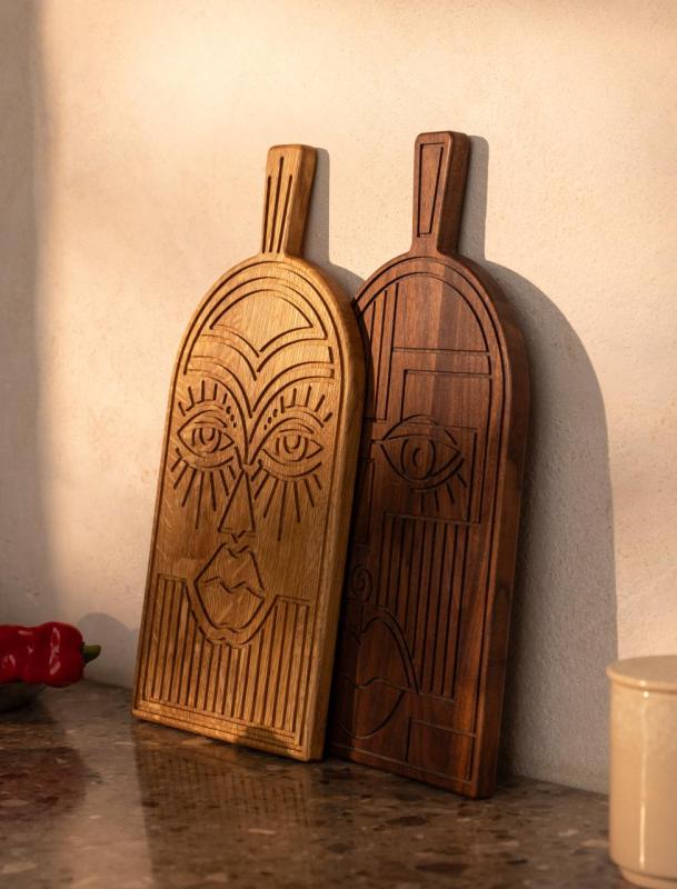 Máscara Woodsea Oak- Máscara de roble para cortar y servir tabla 38x19 cm 1208971562