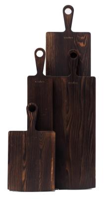 Woodsea Pine Burned S - Tabla de cortar de pino 20x38cm 1208971575