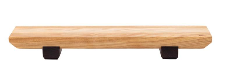 Woodsea Sushi M - Tabla de sushi de madera de fresno con patas de madera de nogal 30x17 cm 1208971585