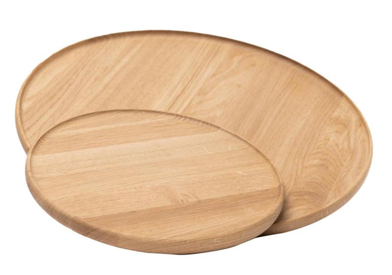 Woodsea Serving S - Bandeja de Servicio de Roble Redonda Ø30 cm 1208971587