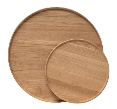 Woodsea Serving L - Bandeja de Servicio Redonda de Roble Ø45 cm 1208971588