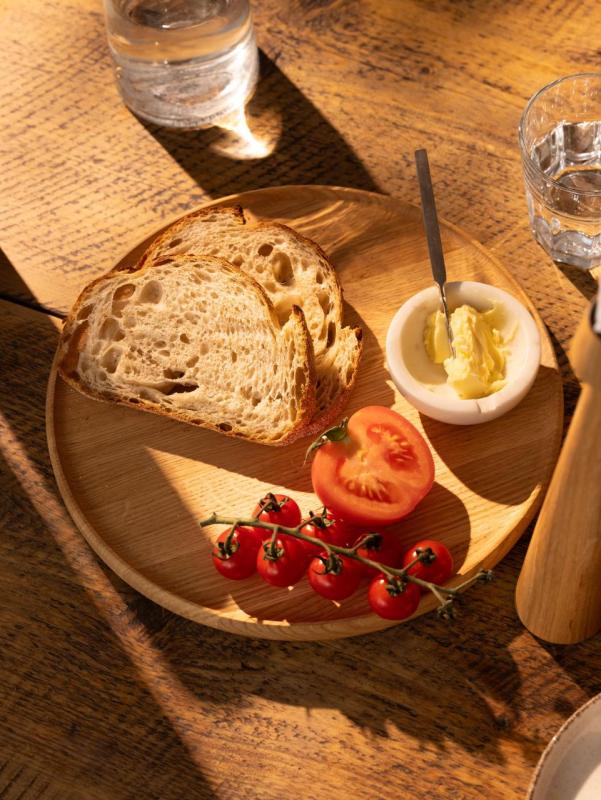 Woodsea Serving L - Bandeja de Servicio Redonda de Roble Ø45 cm 1208971588