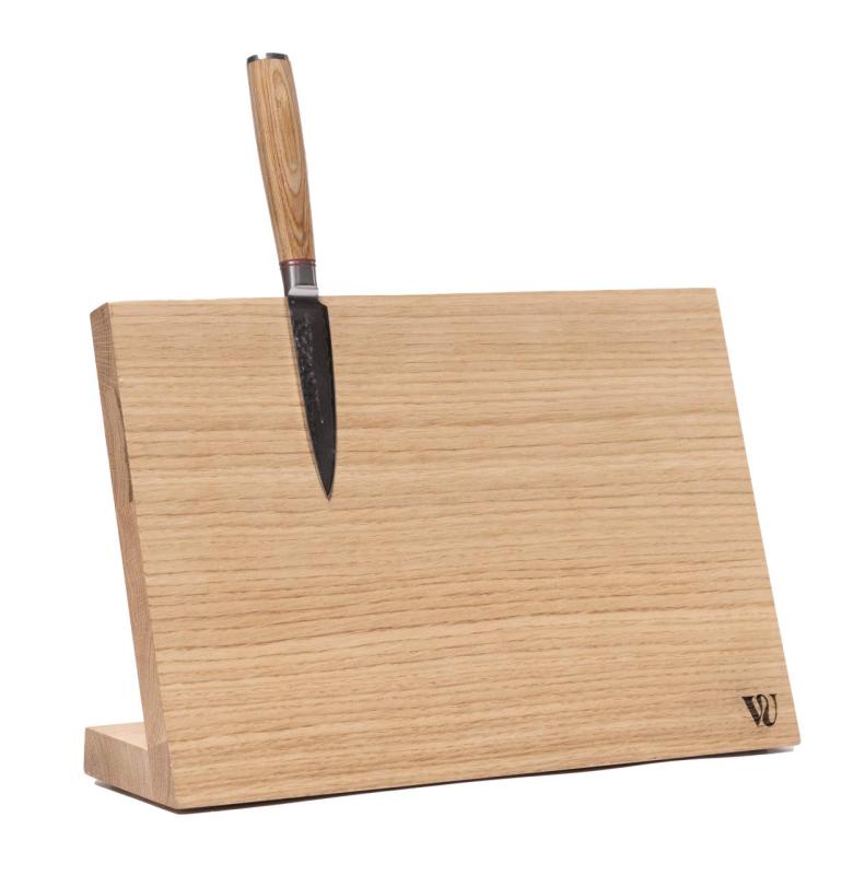Woodsea Sostén Mi Cuchillo - Soporte de Cuchillos de Roble Mesa 32x22 cm 1208971599