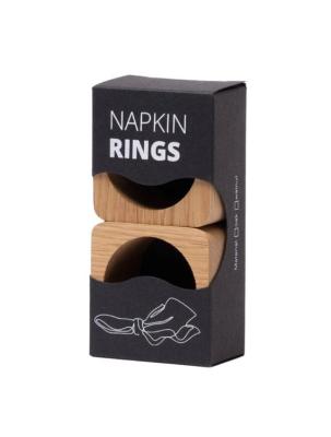 Anillo de Servilleta Woodsea Oak - Anillo de Servilleta de Roble 5x5 cm 2 piezas 1208971602