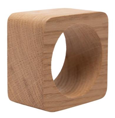 Anillo de Servilleta Woodsea Oak - Anillo de Servilleta de Roble 5x5 cm 2 piezas 1208971602