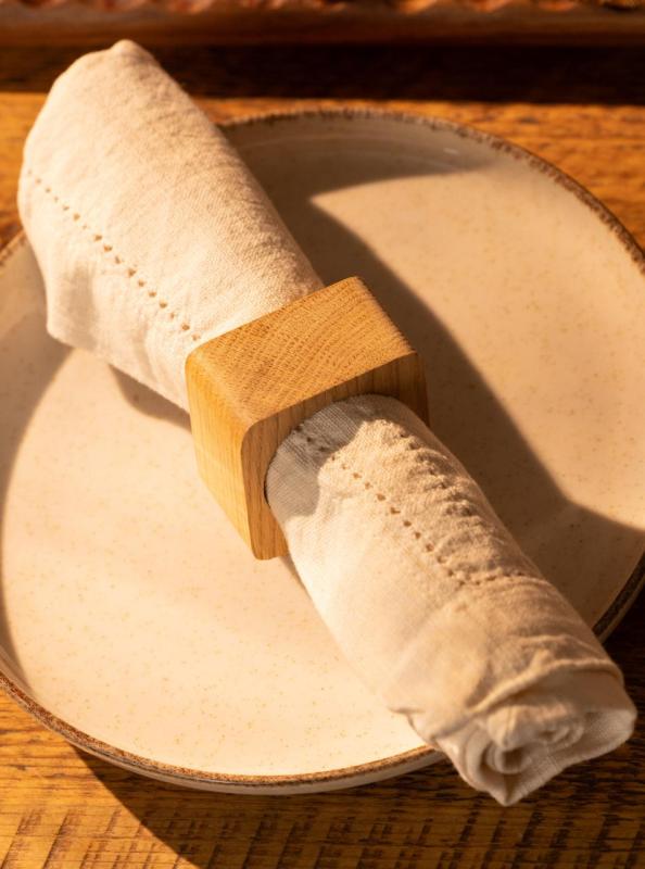 Anillo de Servilleta Woodsea Oak - Anillo de Servilleta de Roble 5x5 cm 2 piezas 1208971602