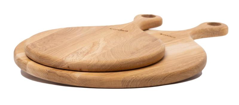 Woodsea Native S - Tabla de Pizza de Roble Redonda Ø25x2 cm 1208971611