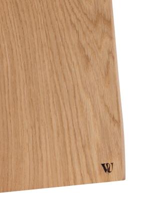 Woodsea Serving S - Tabla de servir de roble 55x17 cm con mango de cuero 1208971615