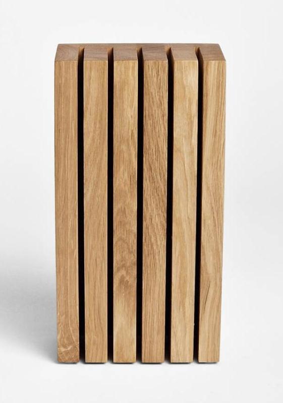 Woodsea Block Oak S - Bloque de cuchillos de roble 13x8 cm 1208971617