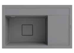 Graniteland Seta Granito Gris Fregadero de encimera 80x50 cm 1208971621