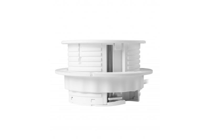 Toma de corriente para muebles RONDO, 1xSCHUKO, 1xUSB-A, 2xUSB-C, HDMI, cable RJ45 1.5 m, blanco