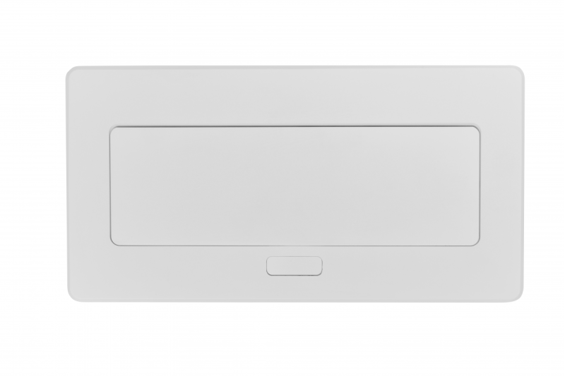 Toma de corriente para muebles MULTISOFT 2x Toma con conexión a tierra, USB A+C, RJ45, HDMI, Cable de alimentación con enchufe, Blanco