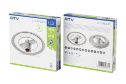 Luminaria LED para jardín-parque ORLANDO, 50 W, 5000 lm, 4000K, AC180-250V, IP65