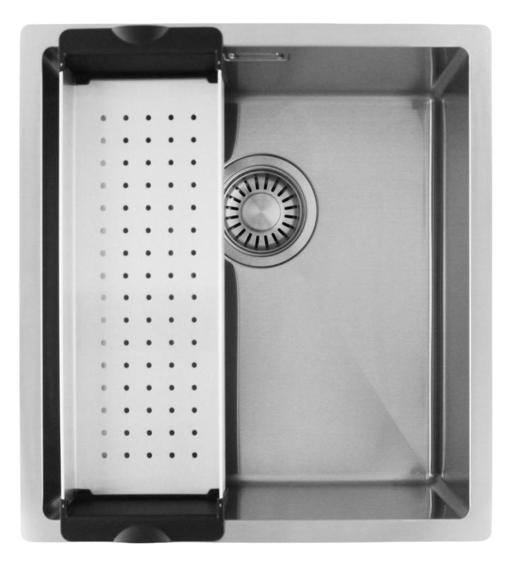 Pure.Sink Luxion Fregadero de acero inoxidable 36 x 40 cm para encastrar, empotrar y montar en superficie  PLX3640-02