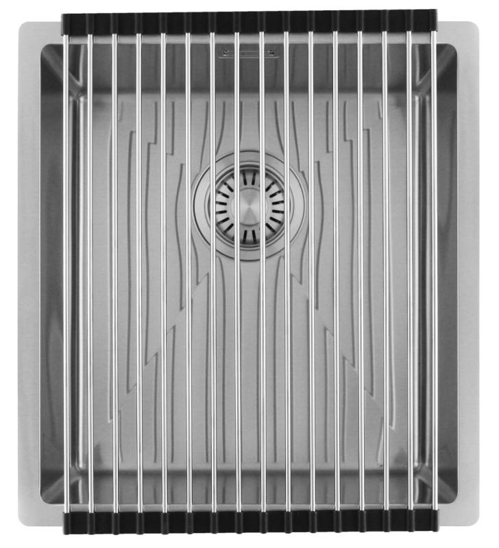 Pure.Sink Luxion Fregadero de acero inoxidable 36 x 40 cm para encastrar, empotrar y montar en superficie  PLX3640-02