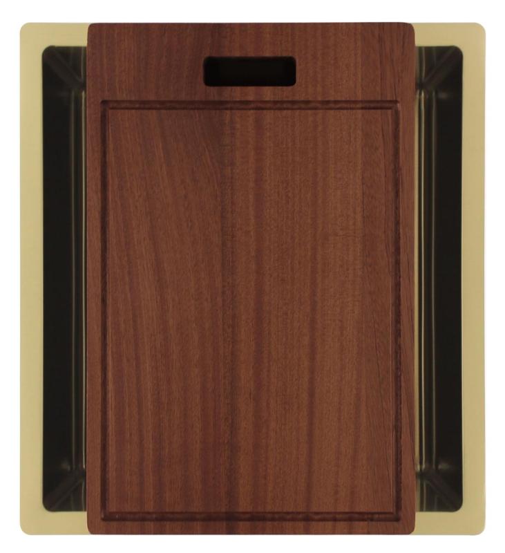 Pure.Sink Luxion Fregadero dorado 36 x 40 cm para encastrar, empotrar y montar en superficie PLX3640-60