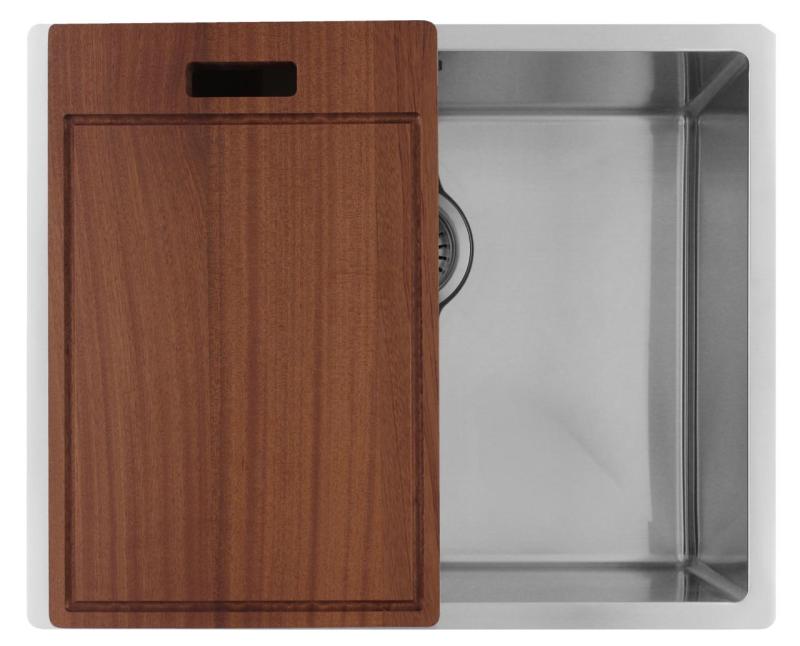 Pure.Sink Luxion Fregadero de acero inoxidable 50 x 40 cm para encastrar, empotrar y montar en superficie  PLX5040-02