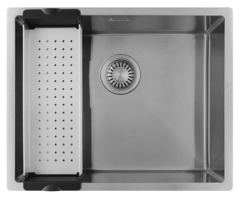 Pure.Sink Luxion Fregadero de acero inoxidable 50 x 40 cm para encastrar, empotrar y montar en superficie  PLX5040-02