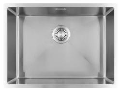 Pure.Sink Luxion Fregadero de acero inoxidable 55 x 40 cm para encastrar, empotrar y montar en superficie PLX5540-02