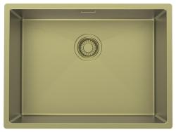 Pure.Sink Luxion Fregadero dorado 55 x 40 cm para encastrar, empotrar y montar en superficie PLX5540-60