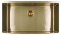 Pure.Sink Luxion Fregadero grande dorado 74 x 40 cm, para encastrar, empotrar y montar en superficie PLX7440-60