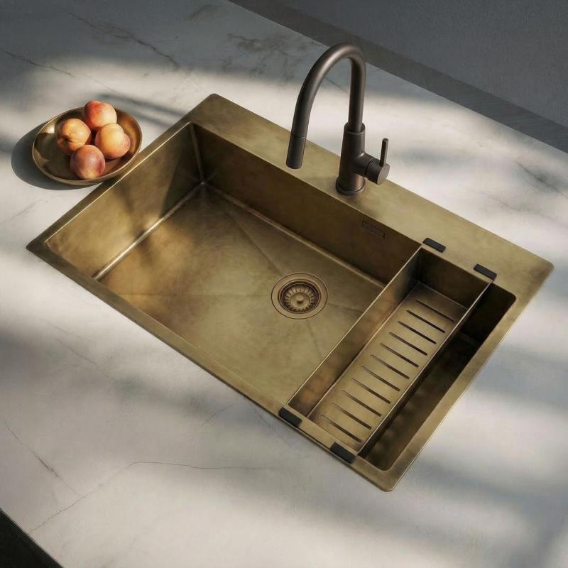 Pure.Sink Luxion Cubeta de bronce para fregadero PLXCOL-64