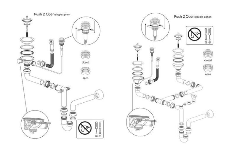 Quadri Luton pearl beige granito gran fregadero empotrado con área de escurrimiento reversible 86x50cm con tapón de acero inoxidable 1208971775
