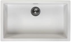 Ausmann Fibra blanca gran fregadero 70x40cm bajo encimera, sobre encimera y empotrado con tapón automático de acero inoxidable 1208971904