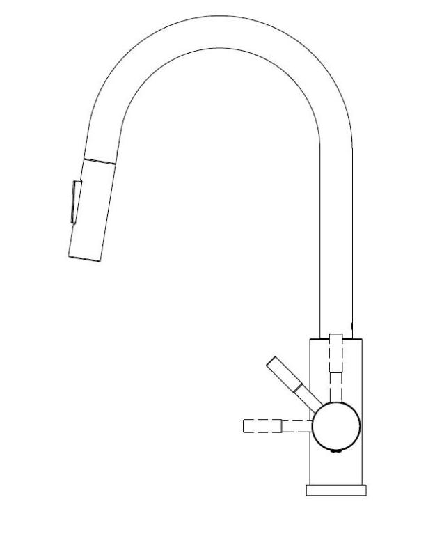 Pure.Sink Elite Steel Stream-S grifo de cocina PVD cobre con caño extraíble PS8045-62