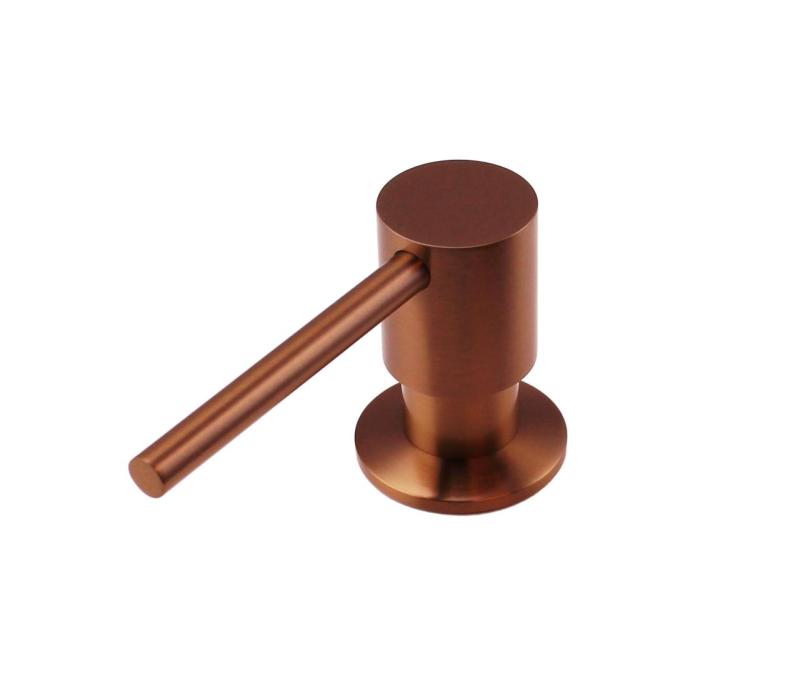 Pure.Sink Elite Steel Shine Dispensador de jabón empotrado PVD cobre recargable desde arriba PS9010-62