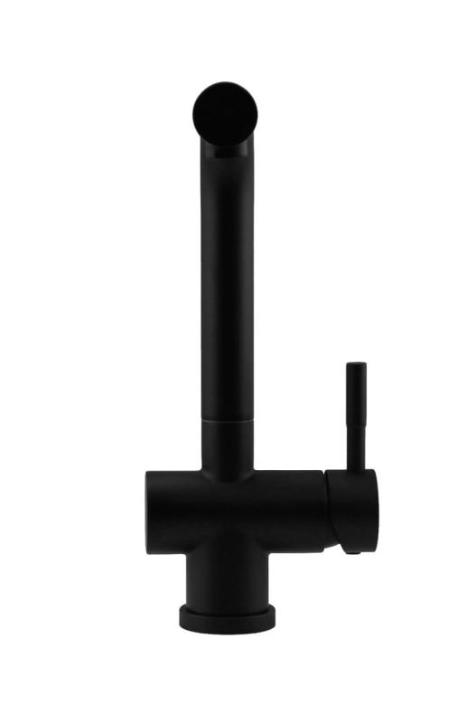 Pure.Sink Elite Steel Pulse-S grifo de cocina Negro Mate con salida extraíble y modo de rociado PS8500-10