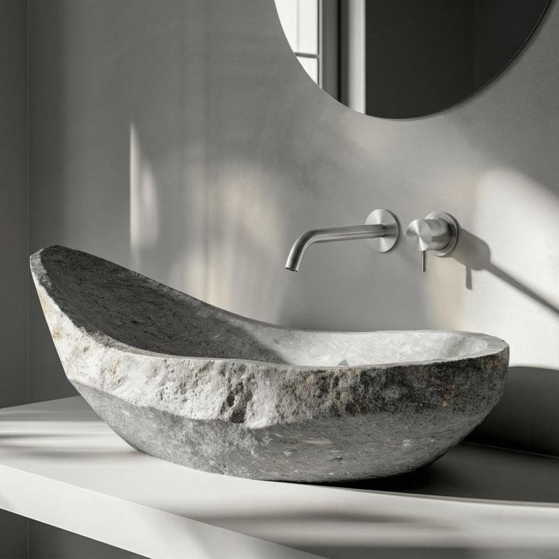 MURO TUA Grifo empotrado en pared para lavabo, cromado M1.AB1.2.CR