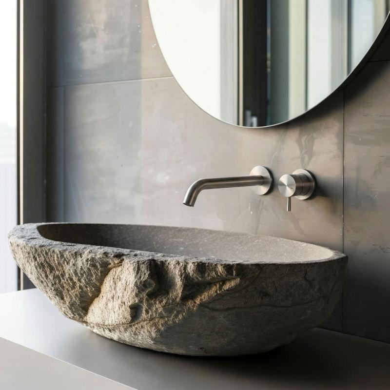 MURO TUA Grifo empotrado en pared para lavabo, cromado M1.AB1.2.CR