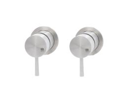 MURO TUA Mezclador empotrado en pared con válvula de cambio, cromado M1.B32.R.CR