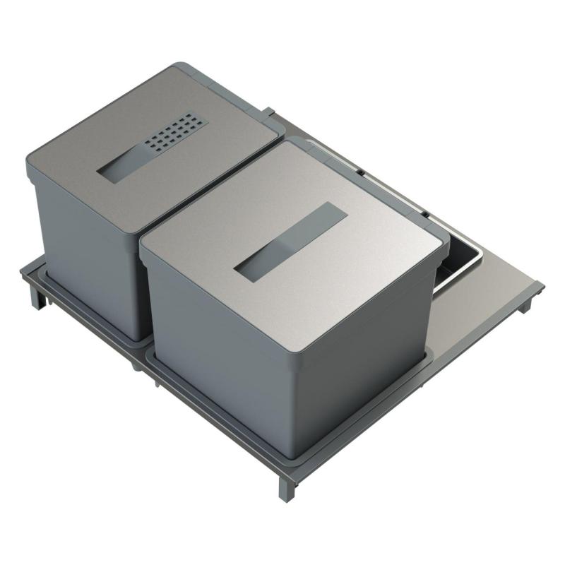 Indux Sort Sistema de residuos doble Control manual para cajones extraíbles 1208972319