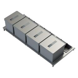 Indux Sort Sistema de residuos cuádruple Control manual para cajones extraíbles 1208972321