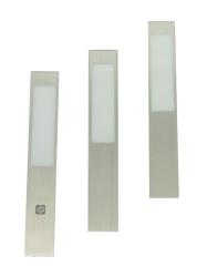 Indux Nex Juego de LED para cocina empotrable 3x3 W con interruptor táctil integrado Aluminio 1208972335