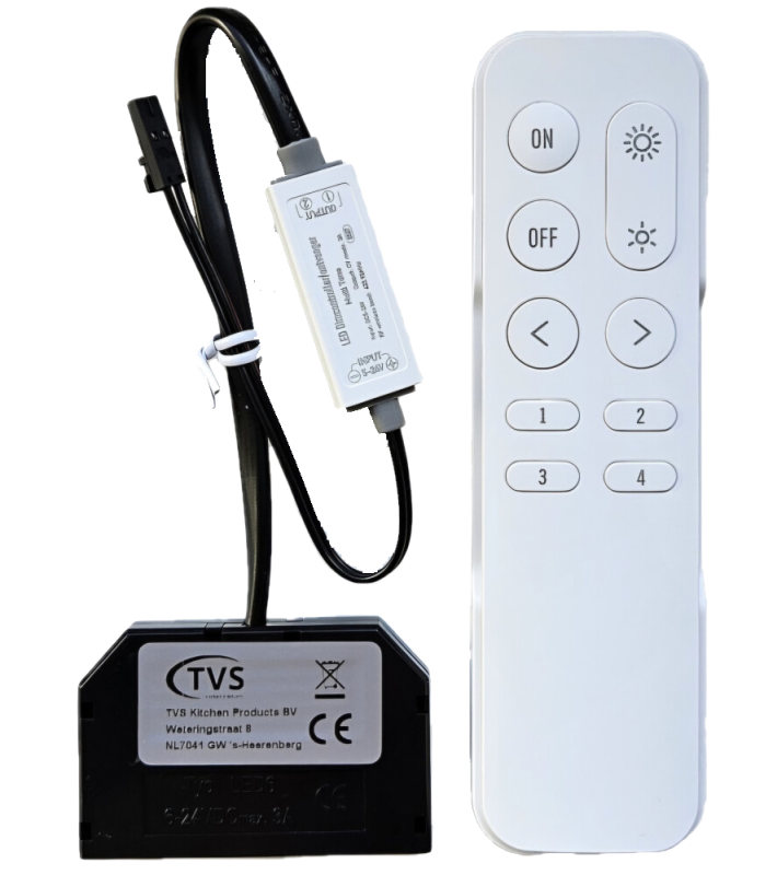 Indux Solin Juego de luces LED multitono para cocina, 4 focos x 3,6 W, aluminio 1208972342