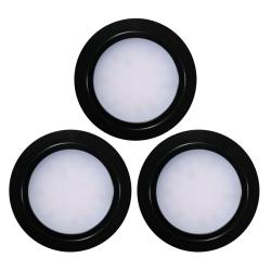 Indux Luma Juego de 3 focos LED multitono para cocina empotrada, color negro 1208972405