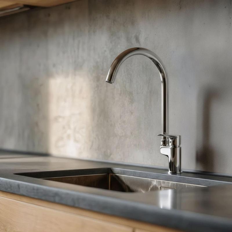 Aquanello Casa Grifo monomando de cocina cromado con maneta superior CR-1202-CS