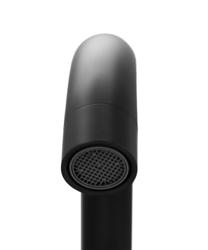 Aquanello Casa Grifo monomando de cocina negro con maneta superior BL-1202-CS