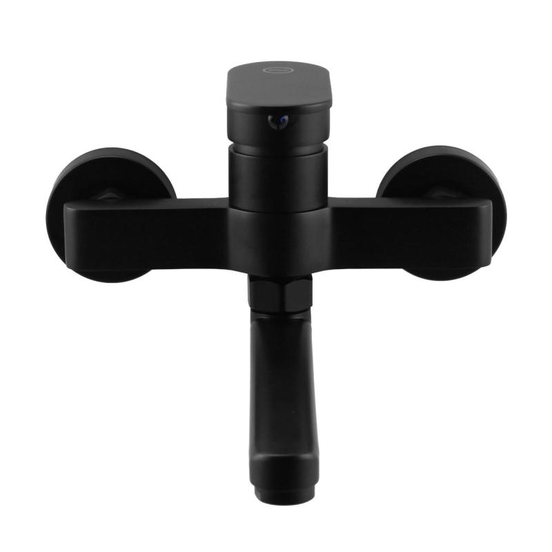 Aquanello Casa Grifo monomando de cocina negro con caño de 15 cm BL-1415-CS