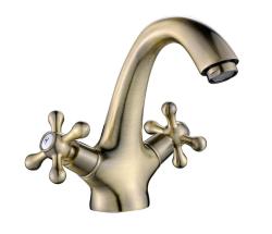 Aquanello Heritage Ascot Grifo clásico nostálgico para lavabo Bronce BN-4101-HA