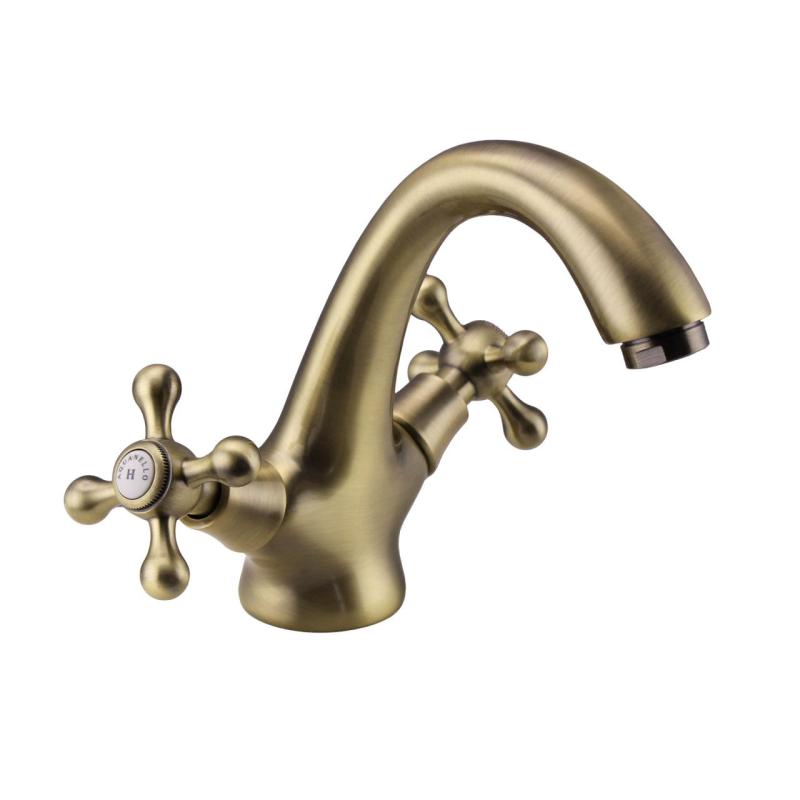 Aquanello Heritage Ascot Grifo clásico nostálgico para lavabo Bronce BN-4101-HA