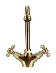 Aquanello Heritage Ascot Cocina clásica Grifo de cocina nostálgico Bronce BN-4004-HA