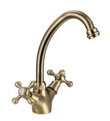 Aquanello Heritage Ascot Cocina clásica Grifo de cocina nostálgico Bronce BN-4004-HA