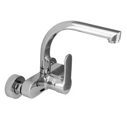 Aquanello Casa Grifo de cocina de pared con caño superior cromado CR-1003-CS