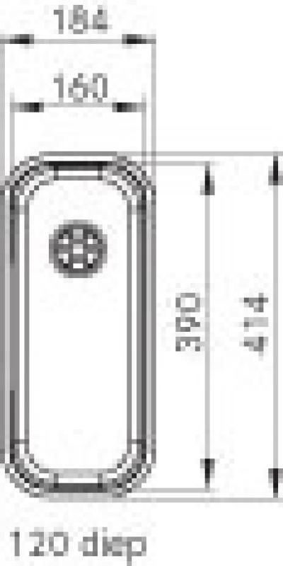 Fregadero Franke Largo LAX 110.16D bajo encimera 112.0157.550